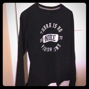 Black Nike Long Sleeve T-Shirt.